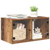 vidaXL Wall Cabinet Old Wood 26.77 x 14.57 x 13.78 in Engineered Wood