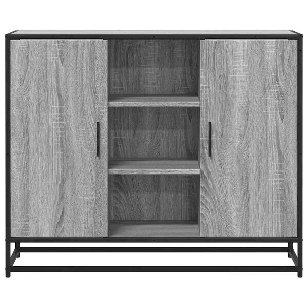 vidaXL Sideboard Grey Sonoma Engineered wood Medium Sideboard