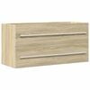 vidaXL Sink Cabinet Sonoma Oak Engineered Wood Medium