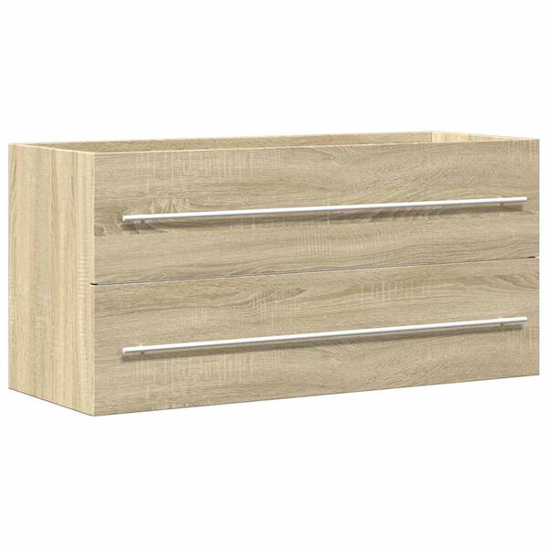 vidaXL Sink Cabinet Sonoma Oak Engineered Wood Medium