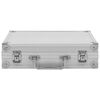 vidaXL Gun Case Aluminum ABS Silver