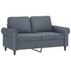 vidaXL Sofa Set Dark Gray Velvet (100% polyester), metal, textilene, plywood