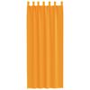 vidaXL Voile Curtains with Loops 2 pcs Orange 55.1x102.4"