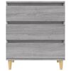 vidaXL Sideboard Grey Sonoma Engineered wood 23.6x13.8x27.6 in Sideboard