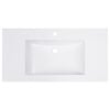 vidaXL Built-in Wash Basin 31.5"x18.1"x5.1" SMC White