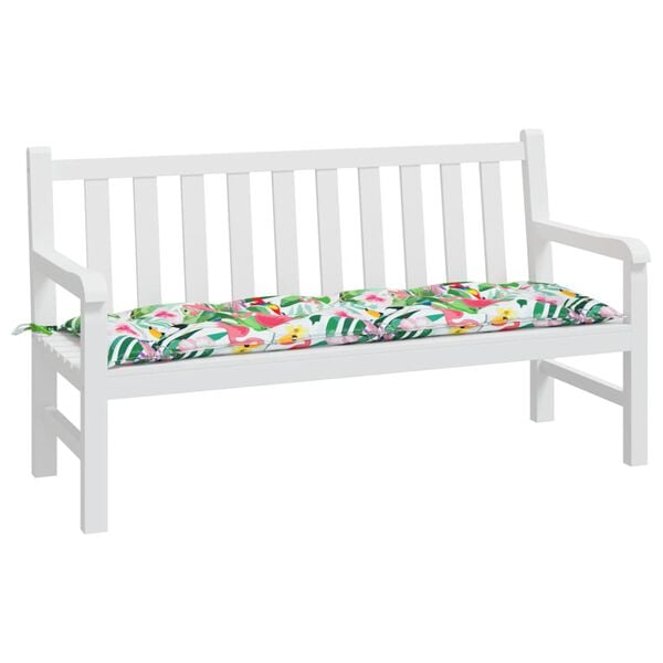vidaXL Garden Bench Cushion Multicolor Oxford fabric, Hollow fiber