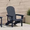 vidaXL Adirondack Chair Navy Blue 32.28 x 29.13 x 36.22 in HDPE