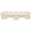 vidaXL Garden Lounge Set Spruce Wood Impregnated Spruce Wood Medium