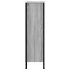 vidaXL Bookcase Grey Sonoma Engineered Wood Medium Bookcase