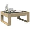 vidaXL Coffee Table Sonoma Oak Engineered Wood Medium Coffee Table
