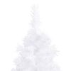 vidaXL Corner Artificial Pre-lit Christmas Tree White 70.9" PVC