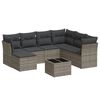 vidaXL Garden Sofa Set Grey