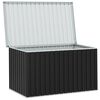 vidaXL Storage Box Anthracite Galvanized steel, plastic Large
