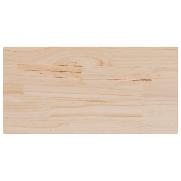 vidaXL Table Top Set of 2 Natural Solid pine wood Medium Durable