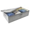 vidaXL Storage Box Fabric 27.6x15.7x7.1" Grey
