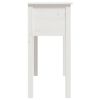 vidaXL Console Table White Solid pine wood Medium Console Table