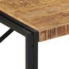 vidaXL Coffee Table Natural Wood and Black