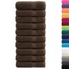 vidaXL Bath Towel Set of 10 Brown 100% Cotton 39.4 x 59.1 in