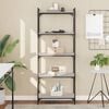 vidaXL Bookcase Grey Sonoma Engineered wood Medium Bookcase