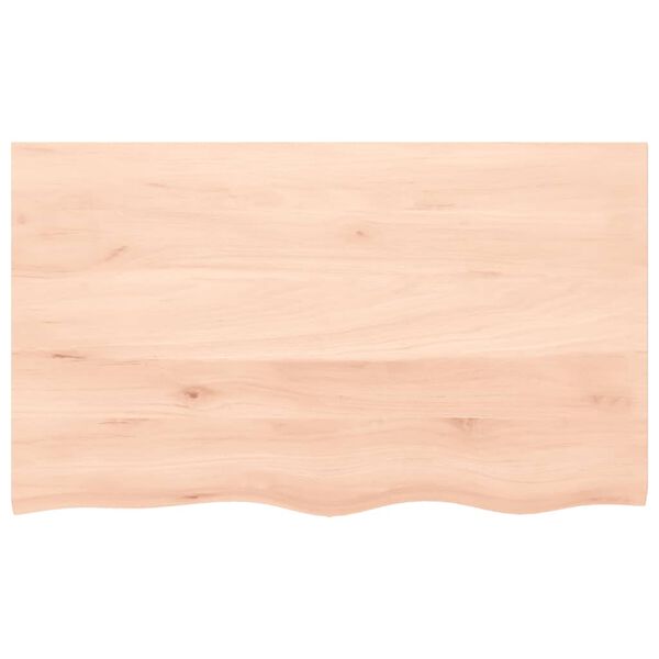 vidaXL Bathroom Countertop 39.4 x 23.6 x (0.8-1.6) " Untreated Solid Wood