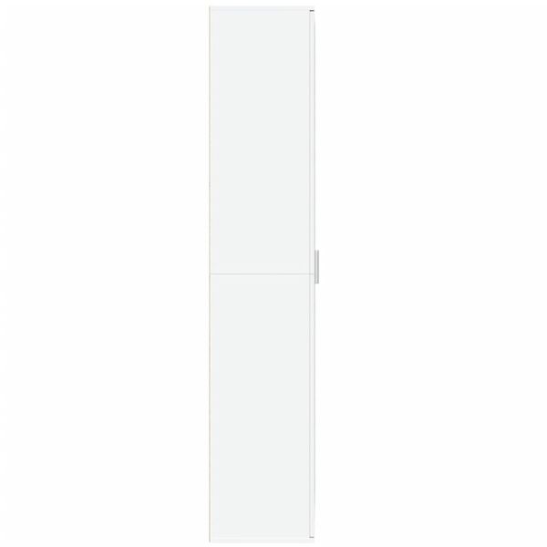 vidaXL Highboard White 31.5"x13.8"x70.9" Engineered Wood