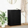 vidaXL Sideboard Black Oak Engineered Wood Medium Sideboard