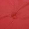 vidaXL Chair Cushion Set of 4 Red Oxford fabric (100% polyester)