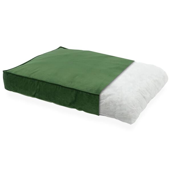 Madison Dog Bed Green 100% Polyester Large Removable Covers Dog Bed