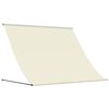 vidaXL Retractable Awning Cream 78.7"x59.1" Fabric and Steel