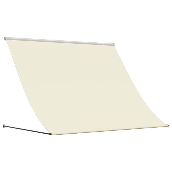 vidaXL Retractable Awning Cream 78.7"x59.1" Fabric and Steel