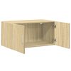 vidaXL Wall Cabinet Sonoma Oak Engineered Wood Medium Wall Cabinet