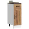 vidaXL Kitchen Base Cabinet Old wood Engineered wood Medium