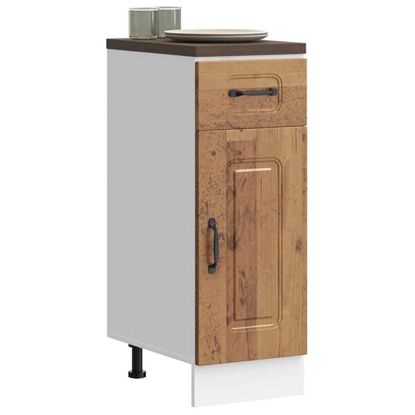 vidaXL Kitchen Base Cabinet Old wood Engineered wood Medium