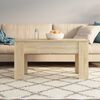 vidaXL Coffee Table Sonoma oak Engineered wood Medium Height-Adjustable