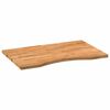 vidaXL Desk Top Light Brown Solid Oak Wood 31.5 x 19.7 in Durable