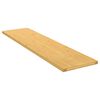 vidaXL Wall Shelf Natural Bamboo Bamboo with varnish finish 31.5 x 7.9 in