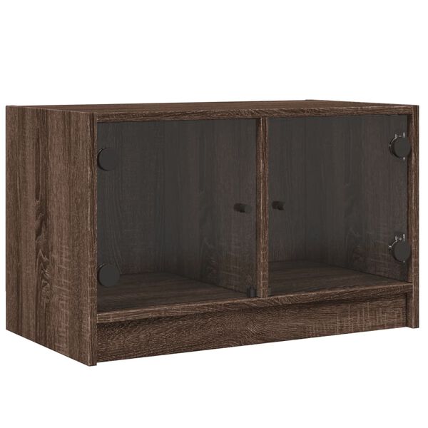 vidaXL TV Cabinet Brown Oak Engineered Wood Medium TV Cabinet