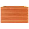 vidaXL Garden Planter Wax brown Solid pine wood Medium Garden Planter