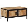 vidaXL Coffee Table 31.5"x19.7"x15.7" Solid Rough Wood Mango