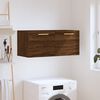 vidaXL Wall Cabinet Brown Oak Engineered Wood Large Wall Cabinet