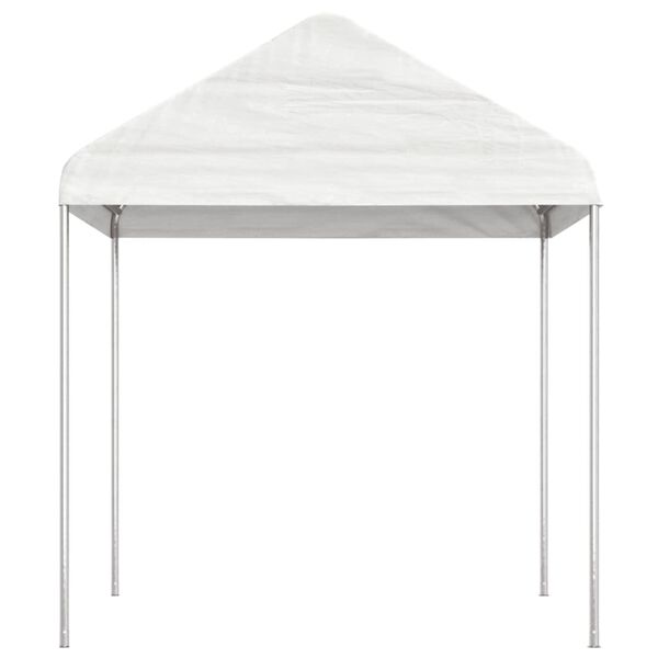 vidaXL Gazebo With Roof White Polyethylene Extra Large
