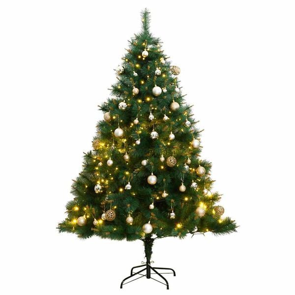 vidaXL Artificial Hinged Christmas Tree