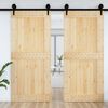 vidaXL Door NARVIK 39.4"x82.7" Solid Wood Pine