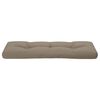 vidaXL Pallet Cushion Taupe 100% polyester 47.2 x 15.7 x 4.7 in