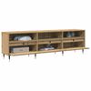 vidaXL TV Cabinet Artisan Oak 59.06 x 11.81 x 17.72 in Engineered Wood