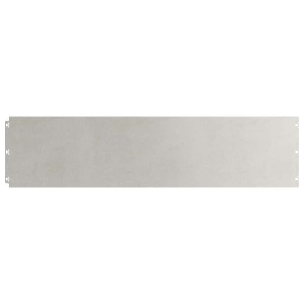 vidaXL Lawn Edgings 10 pcs 9.8x40.6" Stainless Steel