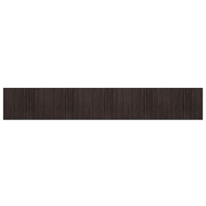 vidaXL Rug Dark brown Bamboo Large Rug Rectangular Modern Durable
