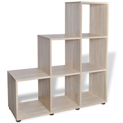 vidaXL Staircase Bookcase/Display Shelf 42.1" Oak