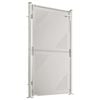 vidaXL Garden Gate 39.4" x 68.9" Stainless Steel