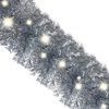 vidaXL Garland Silver PVC 32.8 feet Christmas Garland Other